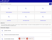 Tablet Screenshot of nktradelinks.com
